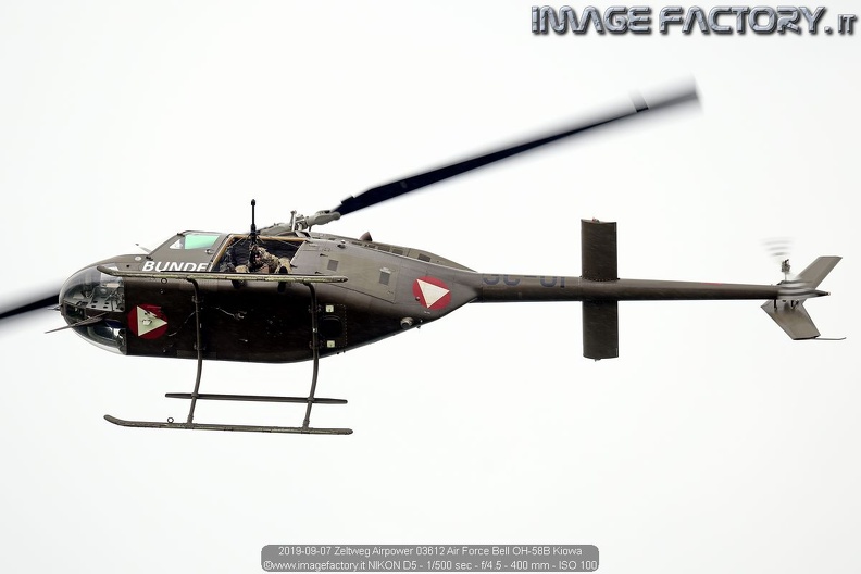 2019-09-07 Zeltweg Airpower 03612 Air Force Bell OH-58B Kiowa.jpg